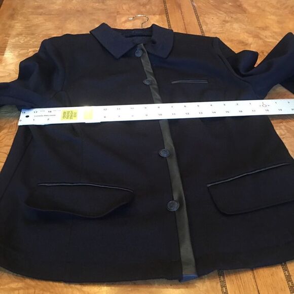 CABI TAILORED Leather Trimmed Jacket! - Picture 9 of 16